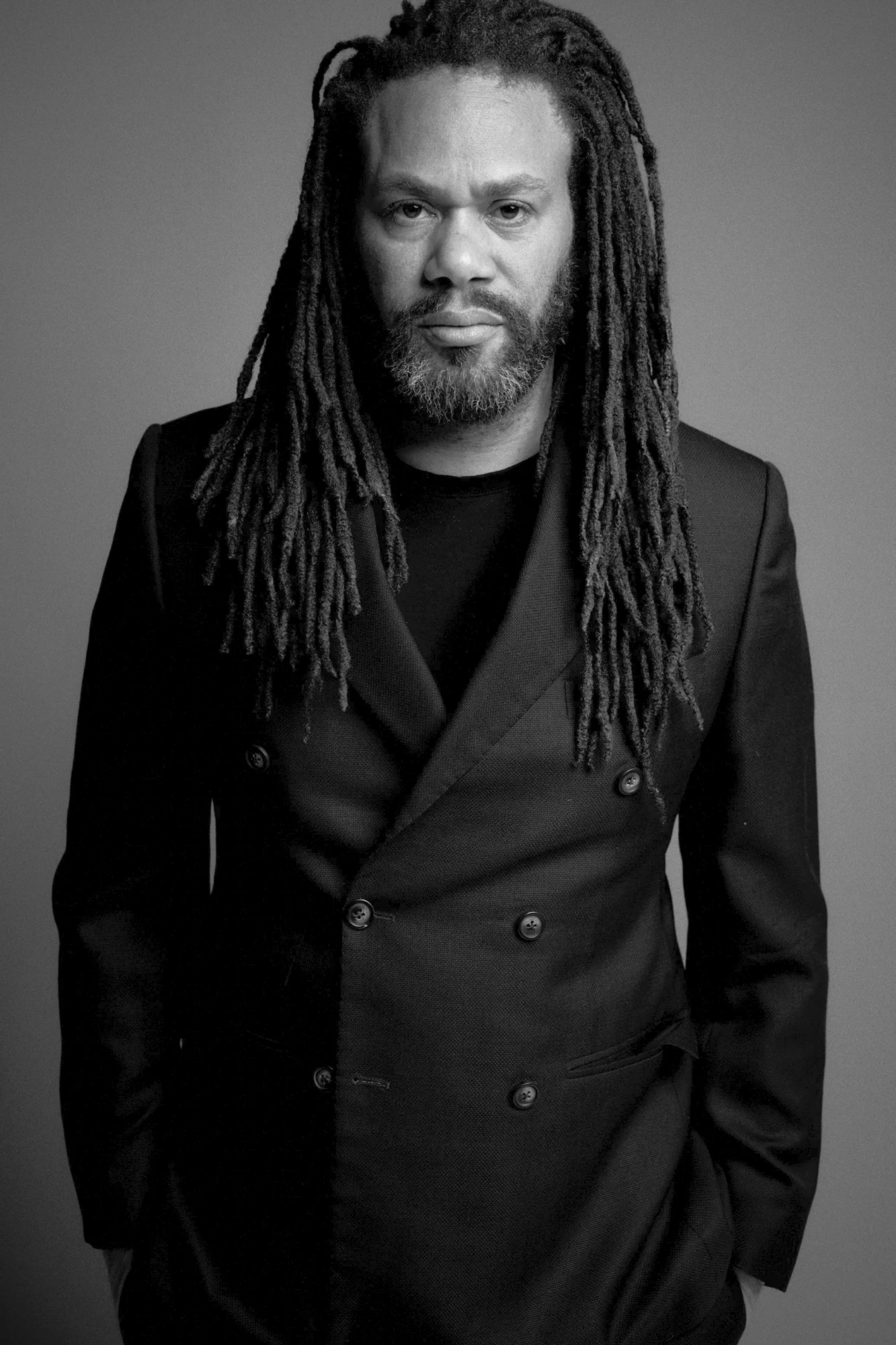 Franklin Leonard, black-and-white studio portrait